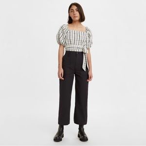 Levi’s Ribcage Utility Wide-Leg Women's Pants in Caviar 26